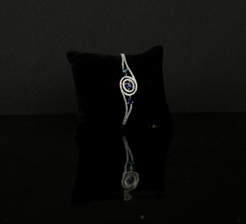 Elegant Blue AD Bracelet - Mayrake.in