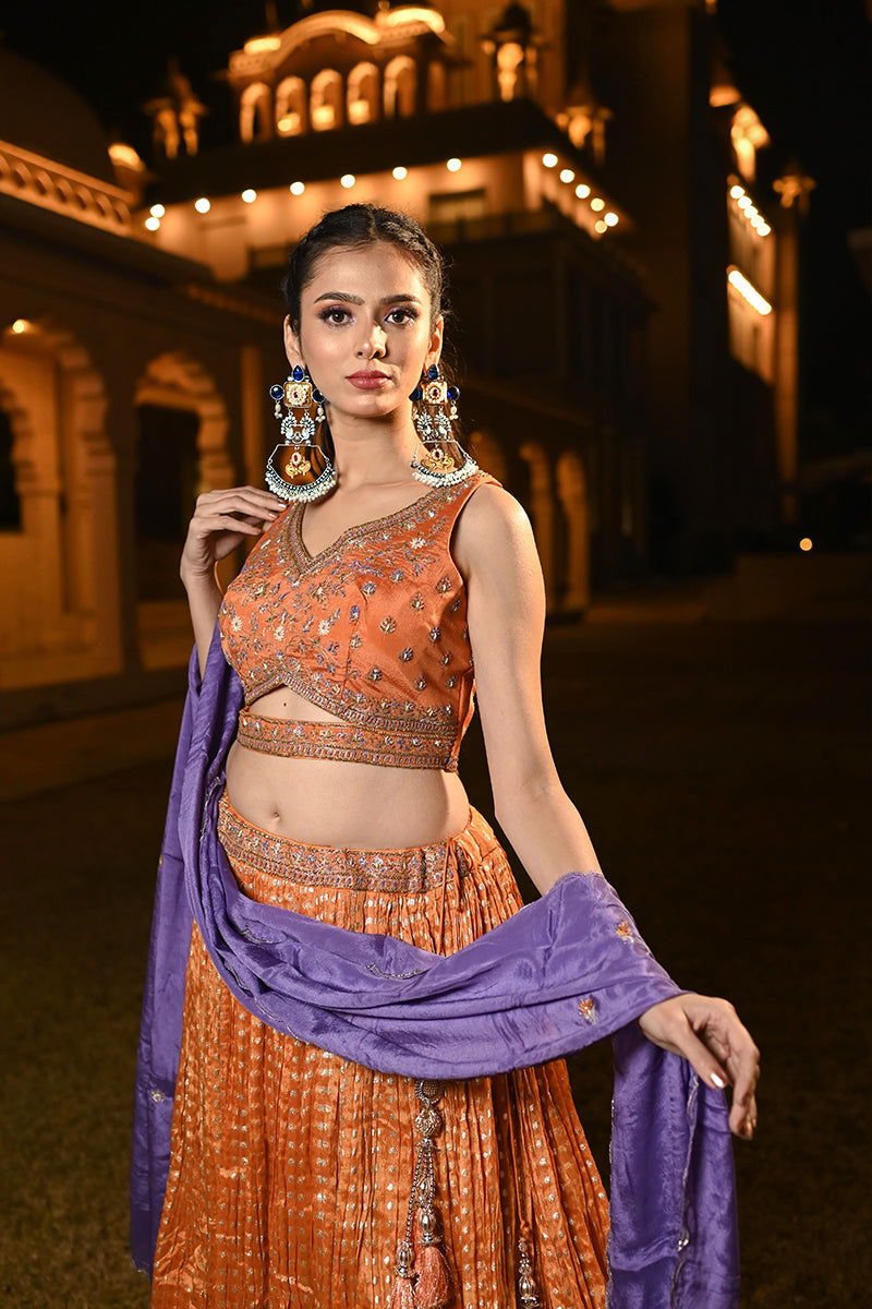 Long Kundan Earrings with Blue Stones, Pearls, and Peacock Design - Mayrake -