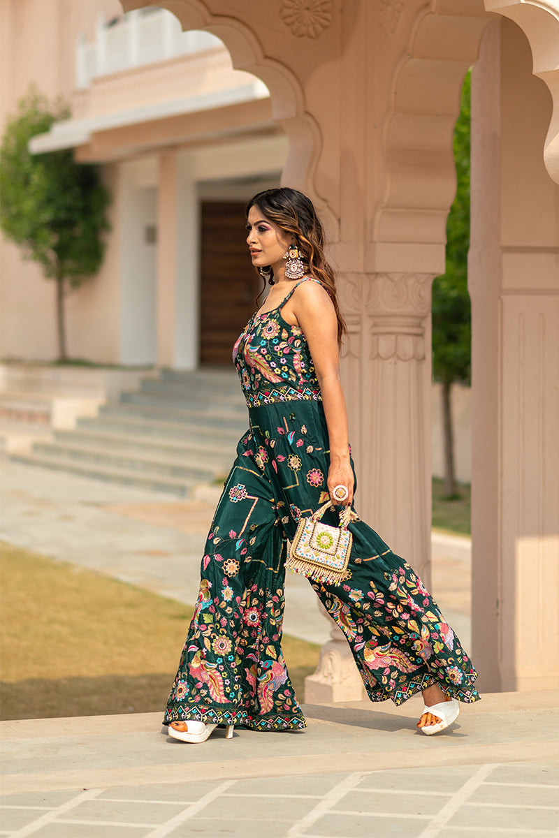 Multicolor Bag with Tassels and Beautiful Handle with Velvet Base