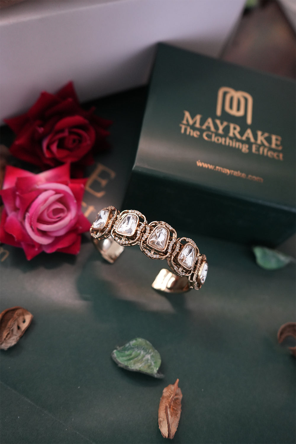 Zarkin White Stone AD Bracelet – Designer Jewellery Piece
