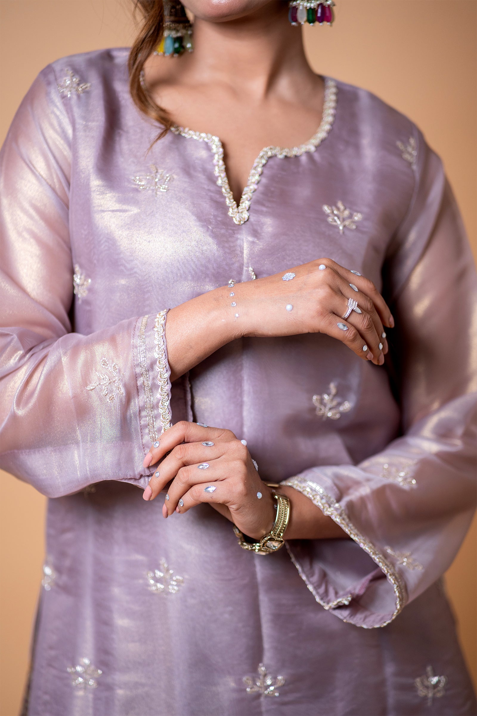 LavenderOrganzaKurtaShararaSet_0002