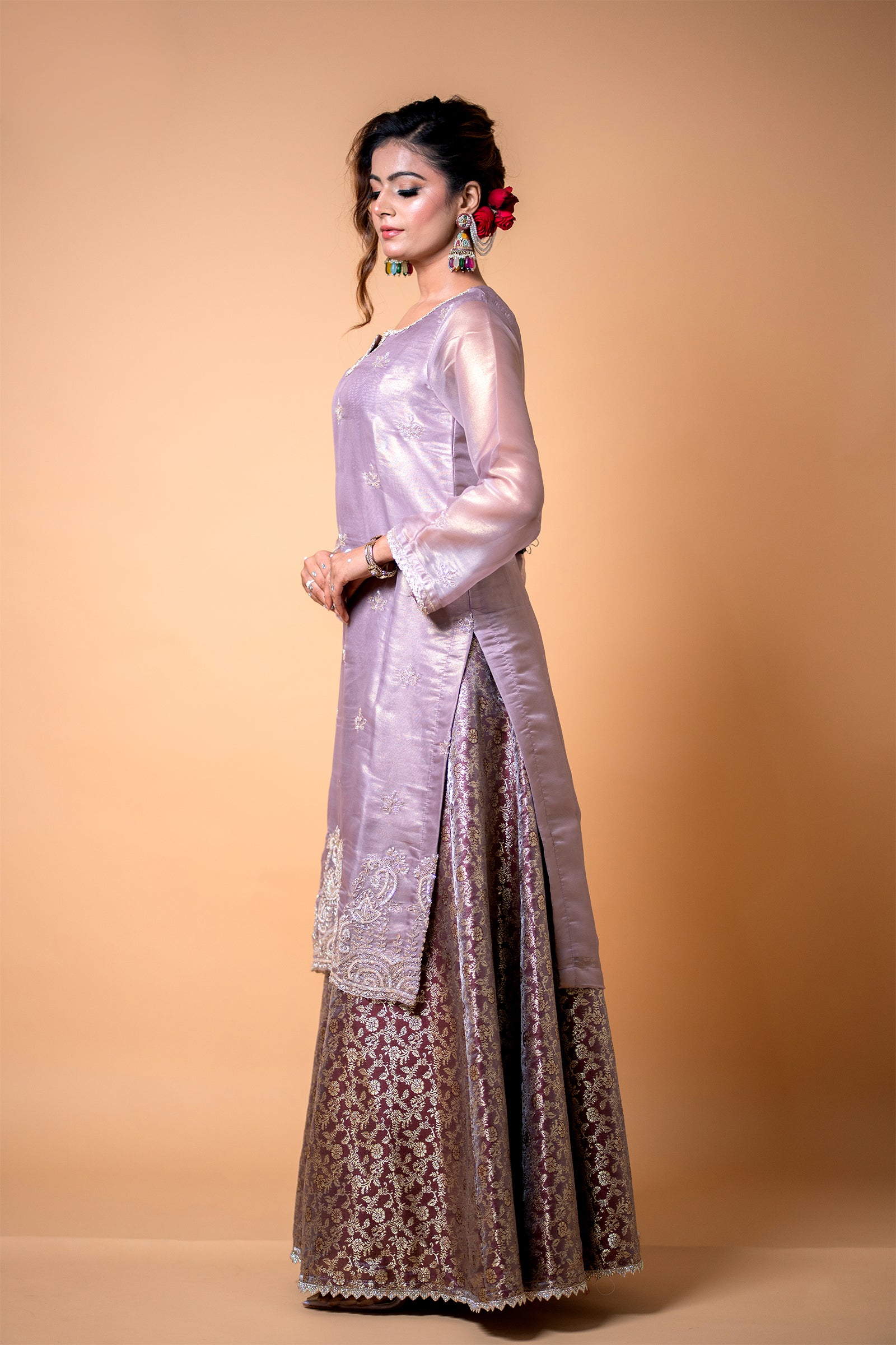 LavenderOrganzaKurtaShararaSet_0003