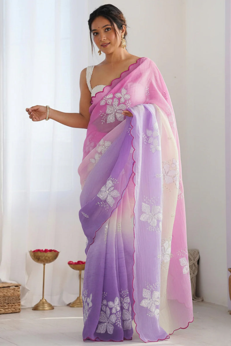PeachPurpleSilkSaree_3