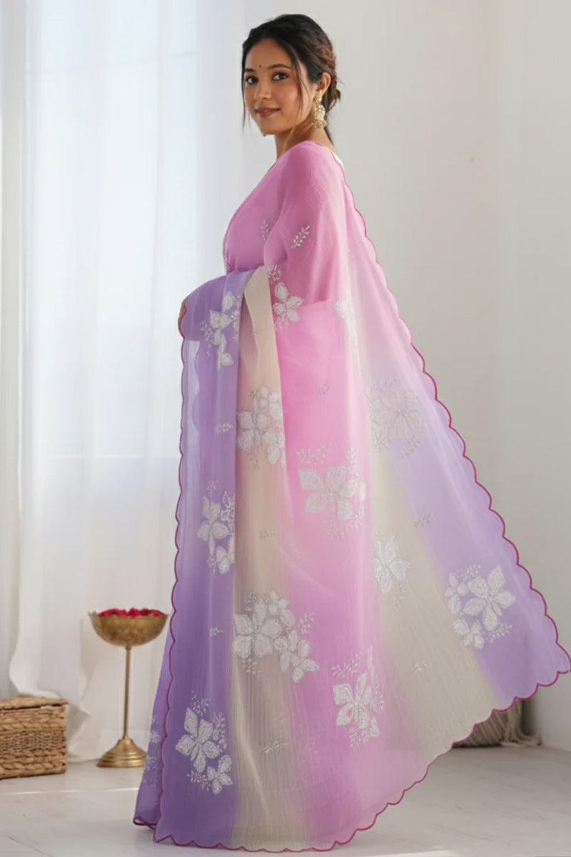 PeachPurpleSilkSaree_4