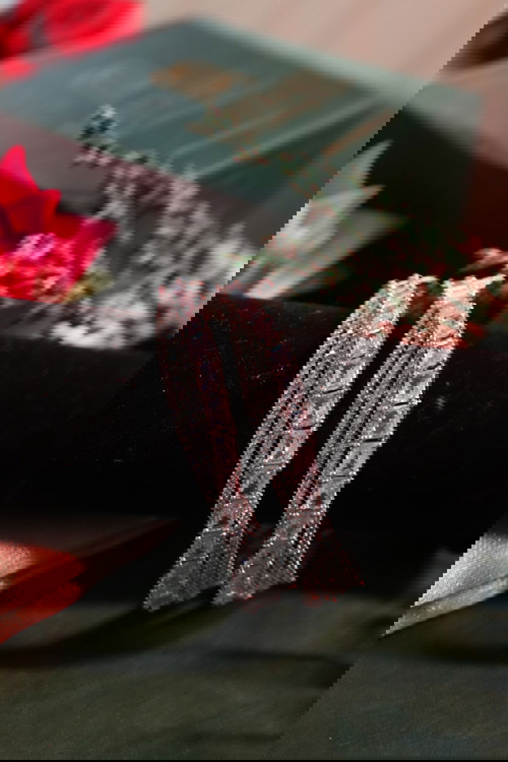 Sparkling Designer Antique-Shape American Diamond Bangles Jewellery Set - Mayrake.in