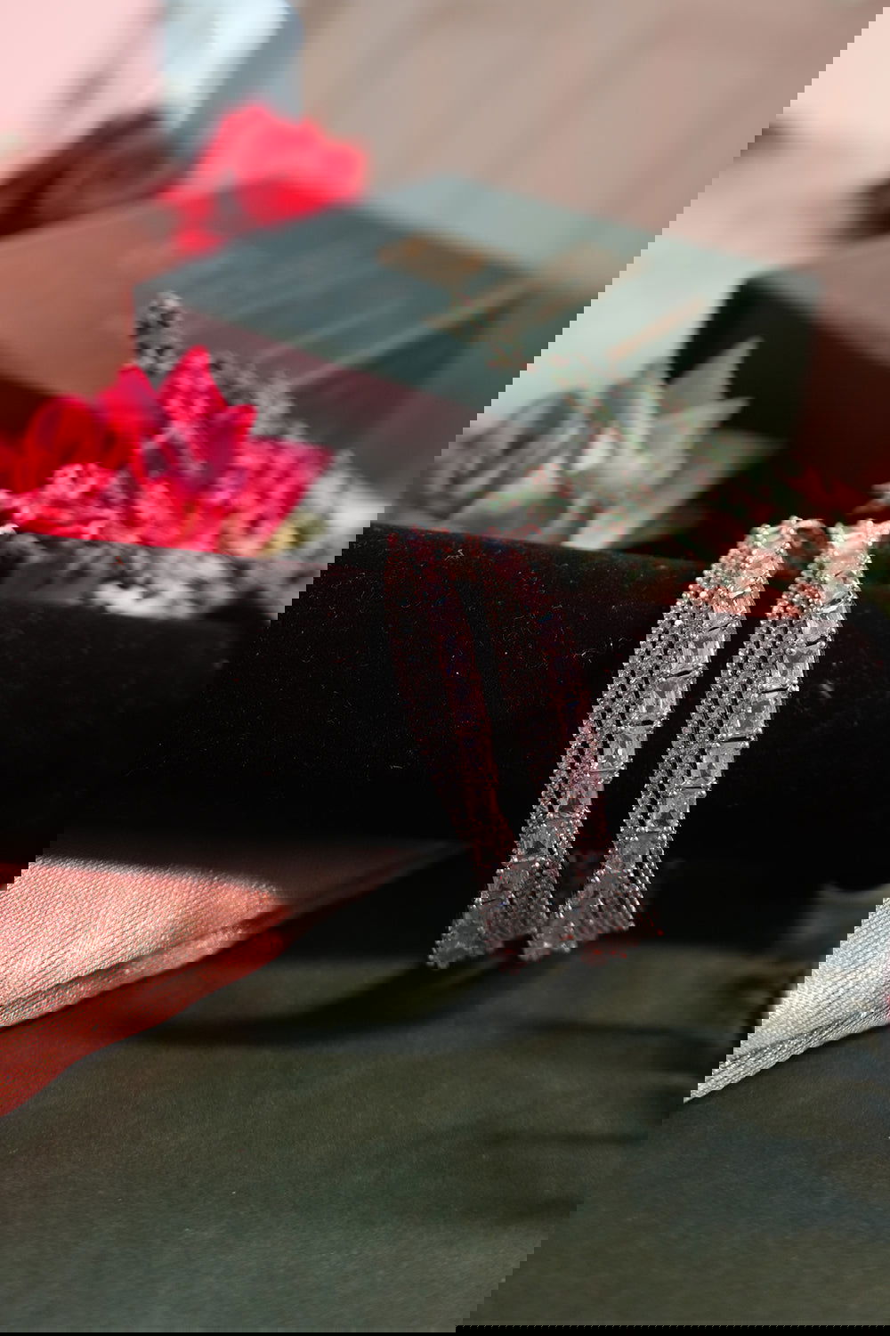 Sparkling Designer Antique-Shape American Diamond Bangles Jewellery Set - Mayrake.in